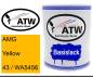 Preview: AMG, Yellow, 43 / WA5456: 1L Lackdose, von ATW Autoteile West.